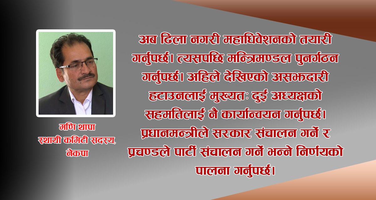 ‘पार्टी विभाजनको तहसम्म पुगेको छैन, महाधिवेशन नै मुख्य समस्याको हल हो’