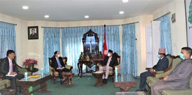 उत्तर कोरियालीले राजदूतले भेटे सभामुख सापकोटालाई