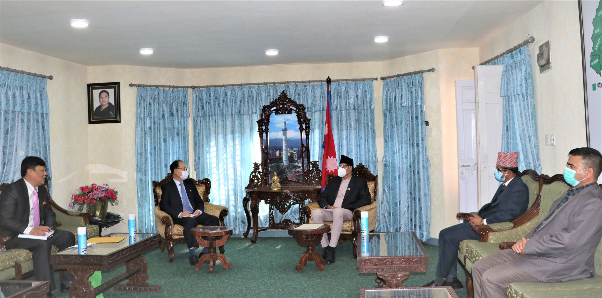 उत्तर कोरियालीले राजदूतले भेटे सभामुख सापकोटालाई