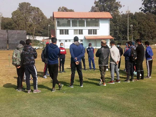 क्रिकेट खेलाडीहरुको पीसीआर परिक्षण