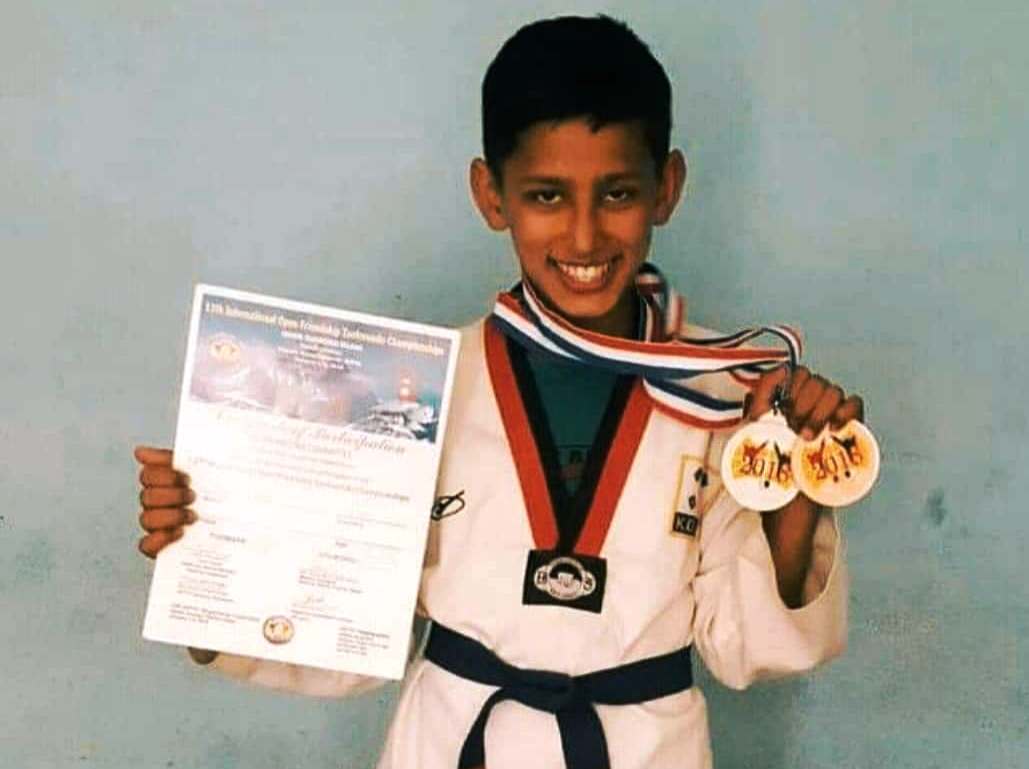 अन्तर्राष्ट्रिय भर्चुअल तेक्वान्दोमा आयुशलाई स्वर्ण