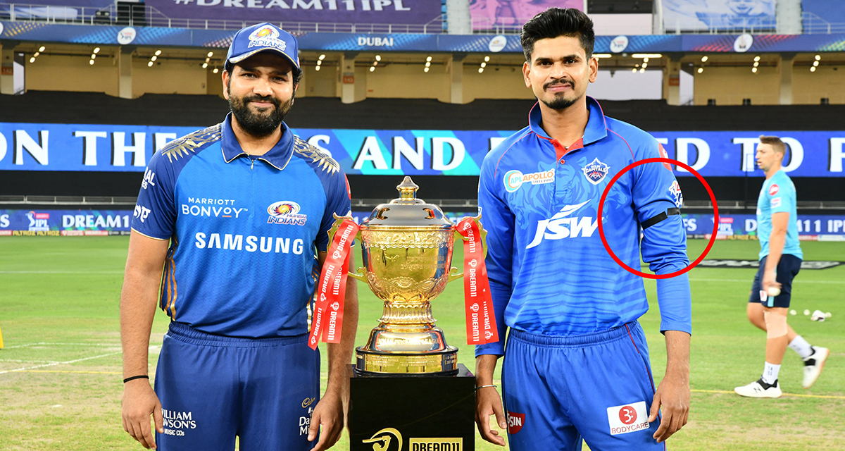 मुम्बइविरुद्धको खेलमा किन हातमा कालो पट्टी बाँधेर मैदानमा उत्रिए दिल्लीका खेलाडी ?