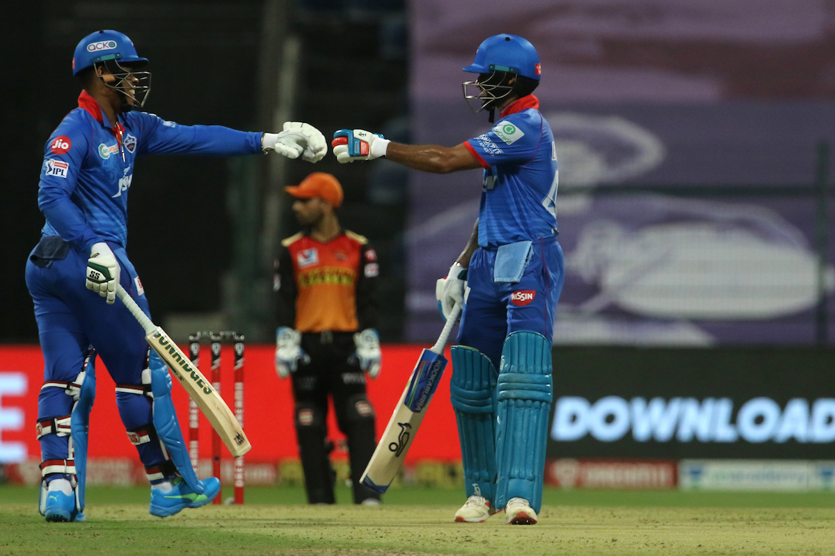 धवनले धुवाँधार ब्याटिंग गरेपछि दिल्लीले हैदरावादलाई १९० को लक्ष्य दियो