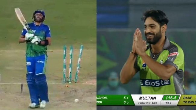 शाहिद आफ्रिदीलाई शून्यमै बोल्ड गरेपछि बलरले हात जोडेर माफी मागे