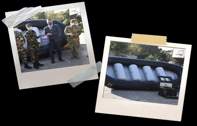 अमेरिकाद्वारा नेपाली सेनालाई ‘र्‍याफ्ट बोट’ सहयोग