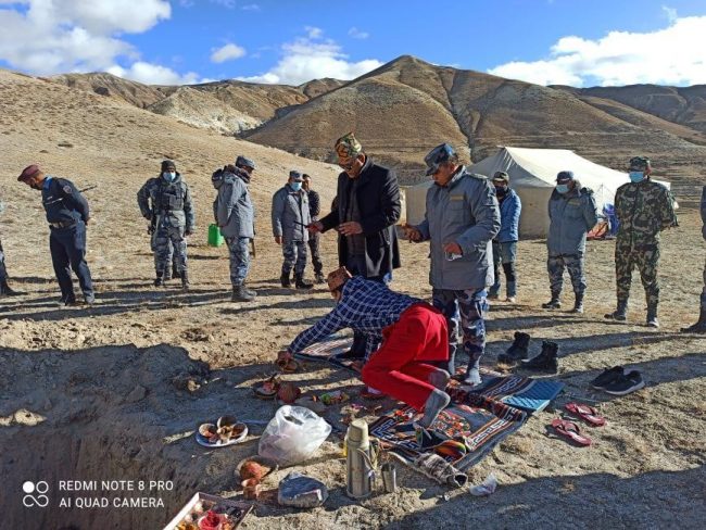 मुस्ताङकाे नेचुङमा बीओपी भवन निर्माण शुरु