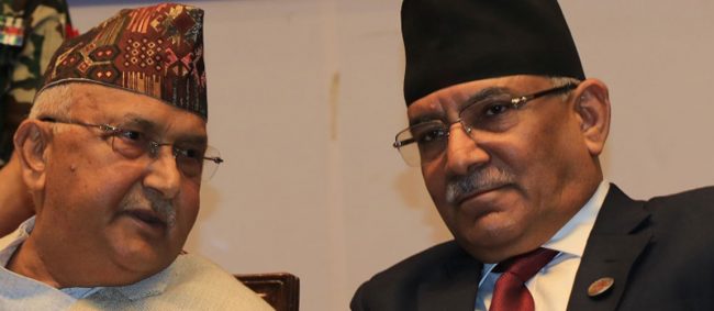 प्रचण्डलाई प्रस्ताव फिर्ता लिन ओली समूहको निरन्तर दबाव