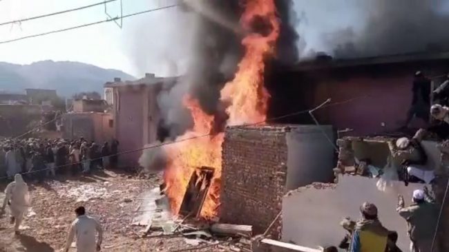 पाकिस्तानमा हिन्दु सन्तको समाधी जलाइयो