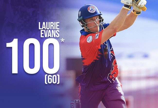 लंका प्रिमियर लिगमा लौरी इभान्सको पहिलो सतक