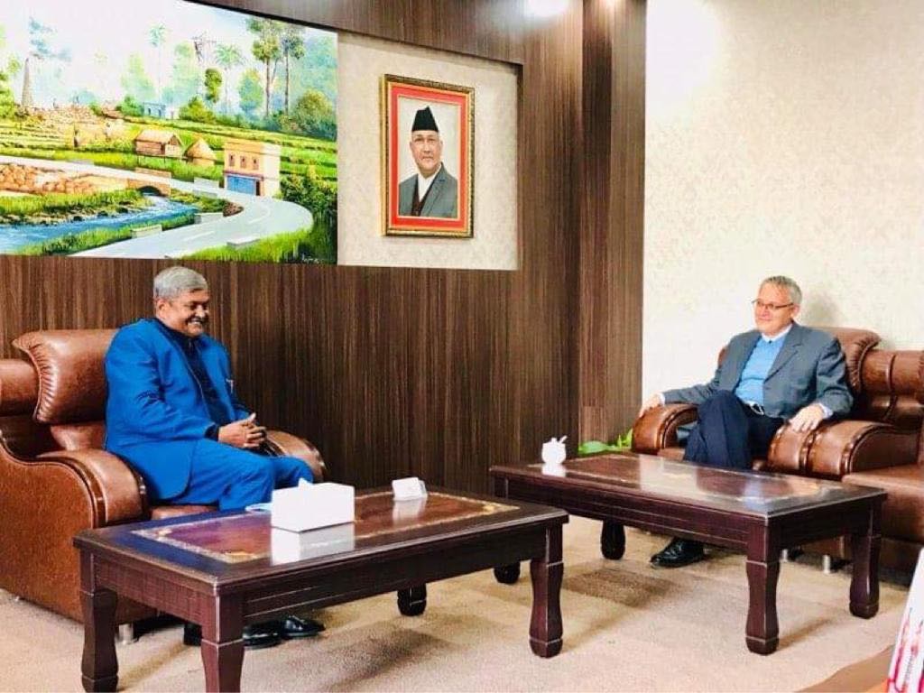 इजरालयमा रोजगारीबारे राजदूत र श्रममन्त्रीबीच कुराकानी