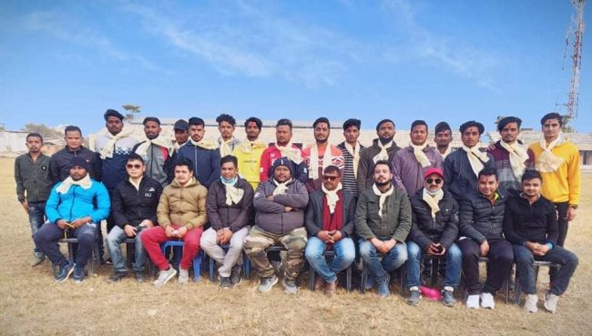 पिएम कप छनौट क्रिकेटको लागि सुनसरी जिल्ला टोलीको बिदाई