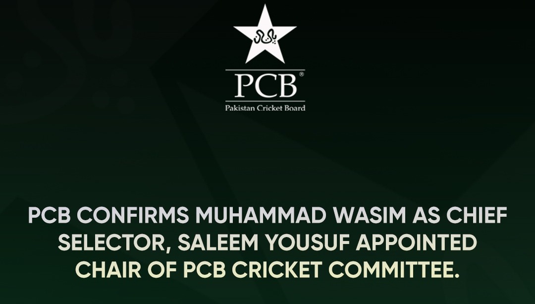 पाकिस्तानका प्रमुख प्रशिक्षक चयनकर्तामा नियुक्त