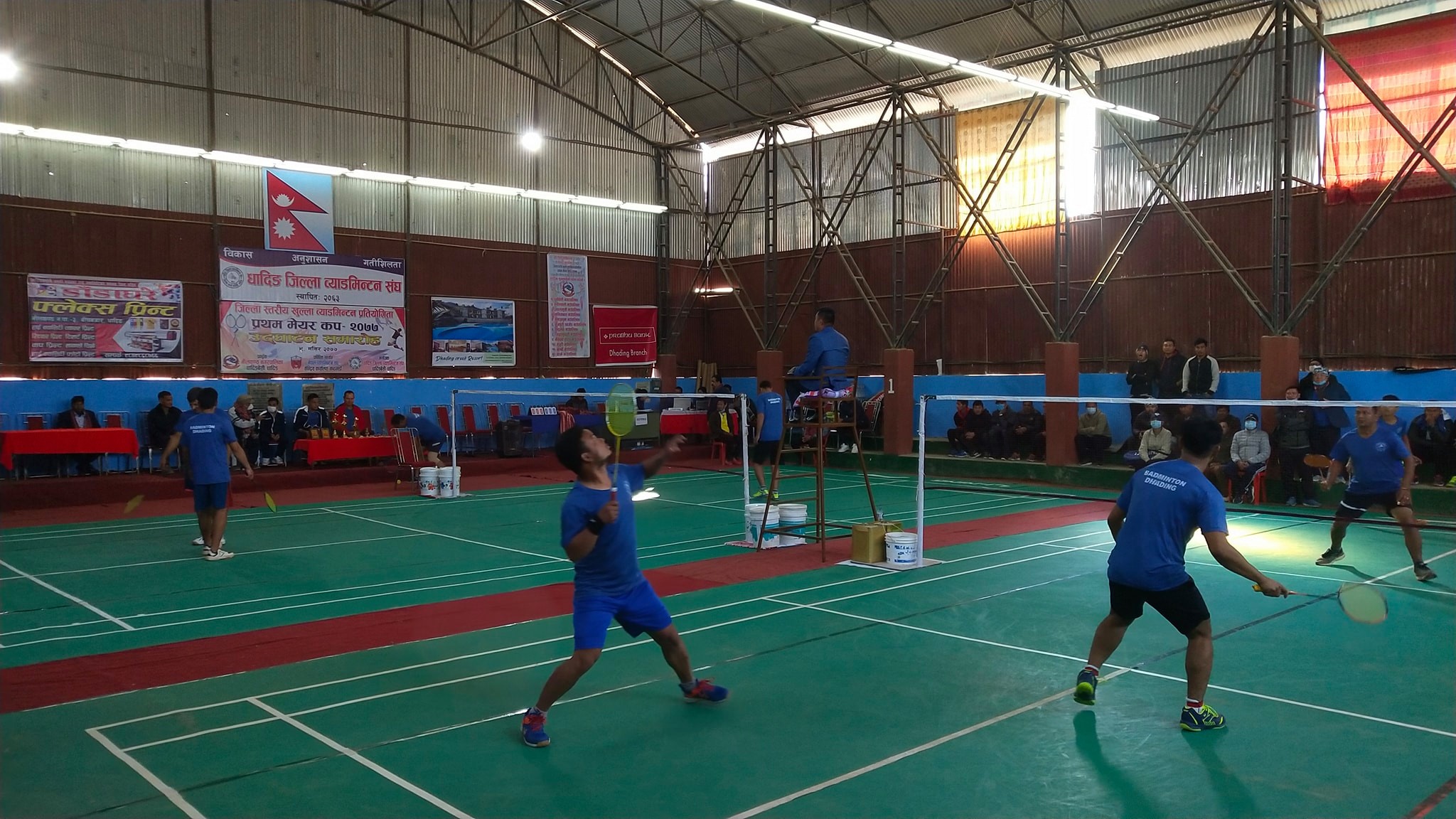 धादिङ जिल्लामा पहिलो पटक मेयरकप ब्याडमिन्टन शुरु