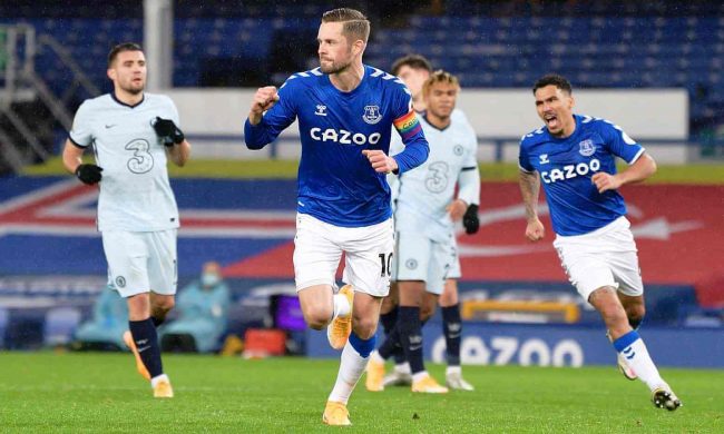 प्रिमियर लिगमा चेल्सीलार्ई पराजित गर्दै एभरटन सातौं स्थानमा उक्लियो