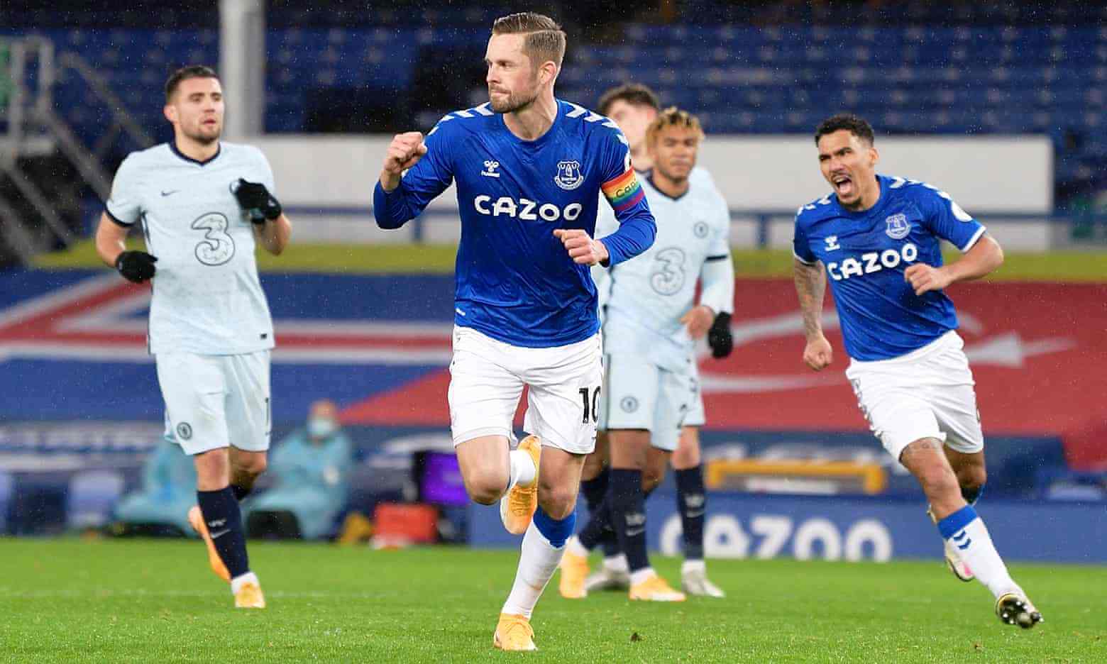 प्रिमियर लिगमा चेल्सीलार्ई पराजित गर्दै एभरटन सातौं स्थानमा उक्लियो