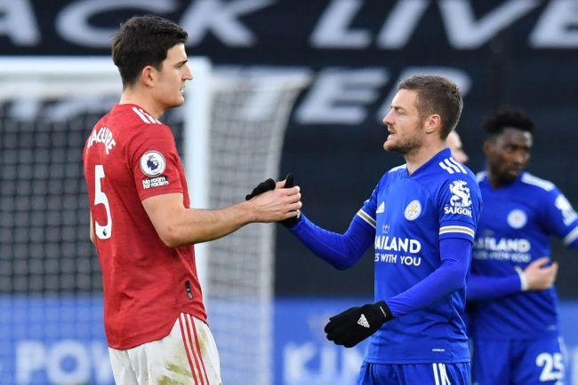 लेस्टर सिटी र म्यानचेष्टर युनाइटेड बीचको खेल बराबरीमा