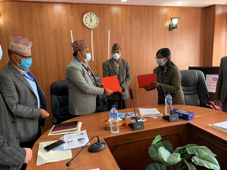 वास प्लान बनाउन खानेपानी र स्थानीय पूर्वाधार विभागबीच सम्झौता
