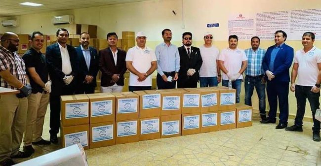 एनआरएन कतारद्वारा ८४ सय २३ जना नेपालीलाई राहत वितरण