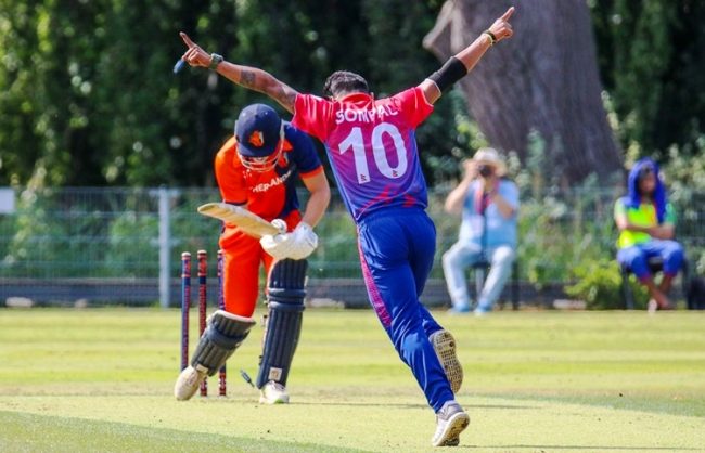 आबुधावी टी–१० लिगमा सोमपाल मराठा अरबियन्सबाट खेल्ने