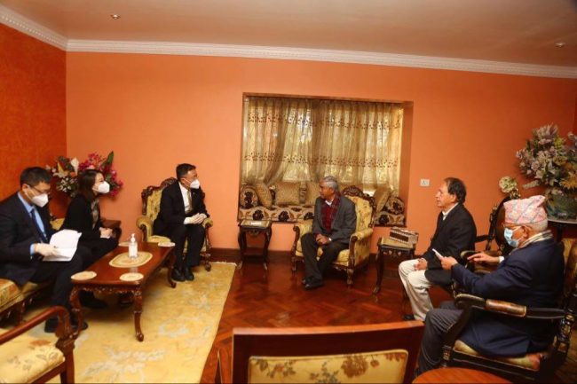 सभापति देउवालाई चीन भ्रमणको निम्तो