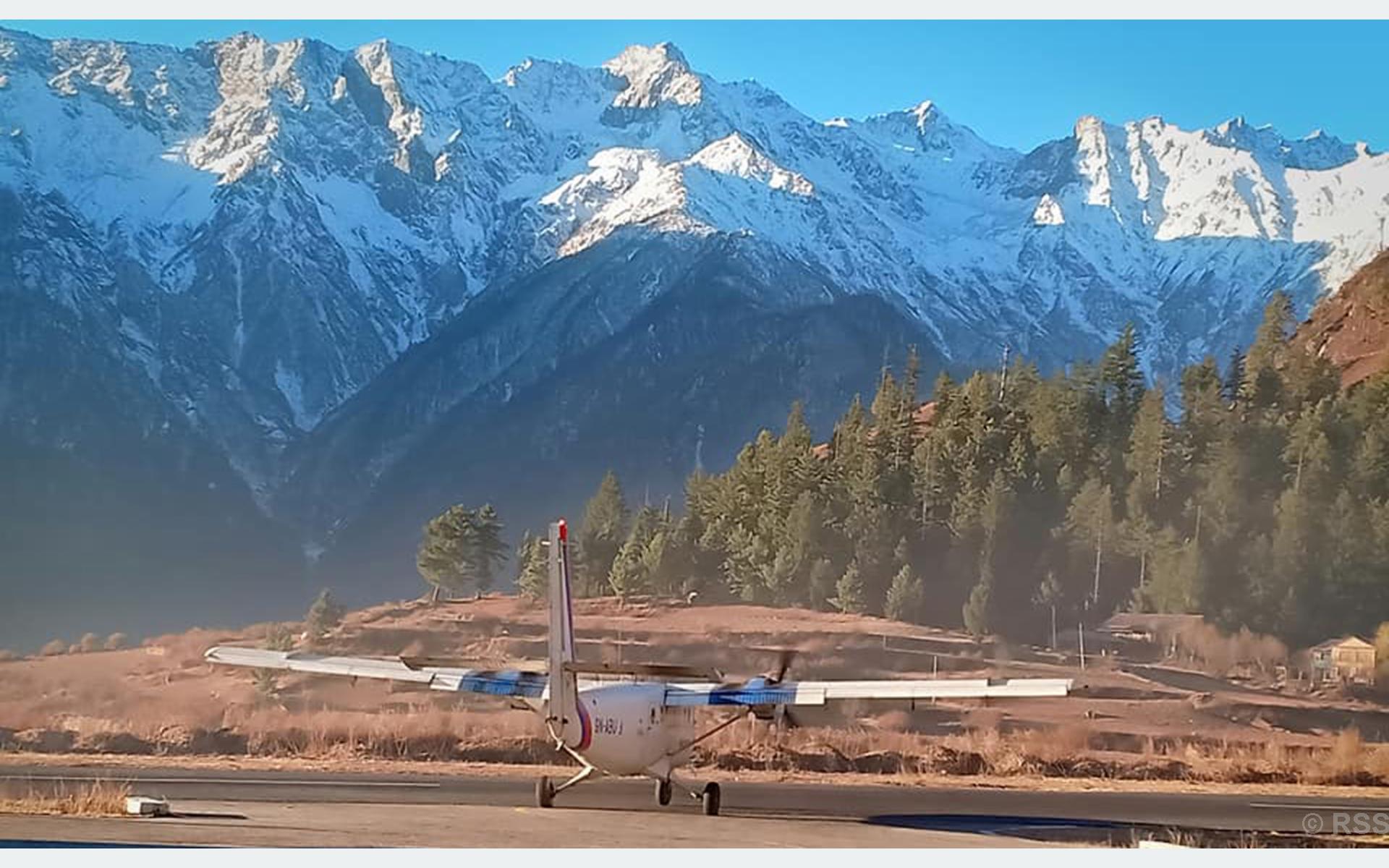 हुम्लामा एक वर्षपछि पुनः उडान शुरु