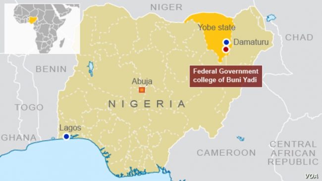 उत्तरी नाइजेरियामा बन्दूकधारी एक समूहद्वारा विद्यालयमा आक्रमण