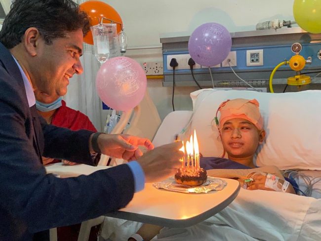 जन्मदिनकै दिन जटिल शल्यक्रिया, होस खुल्नेबित्तिकै अस्पतालबाट ‘बर्थडे सेलिब्रेसन’ !