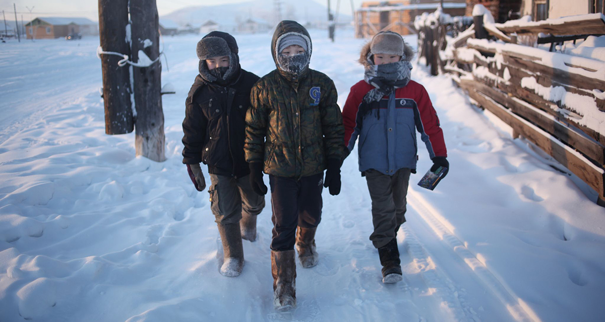 विश्वको सबैभन्दा चिसो स्कुल, माइनस ५१ डिग्री तापक्रममा पनि बालबालिका स्कुल आउँछन्