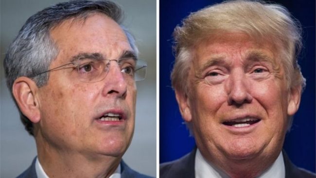 जव अमेरिकी राष्ट्रपति ट्रम्पले निर्वाचन आयोगमा फोन गरेर ११७८० भोट मागे