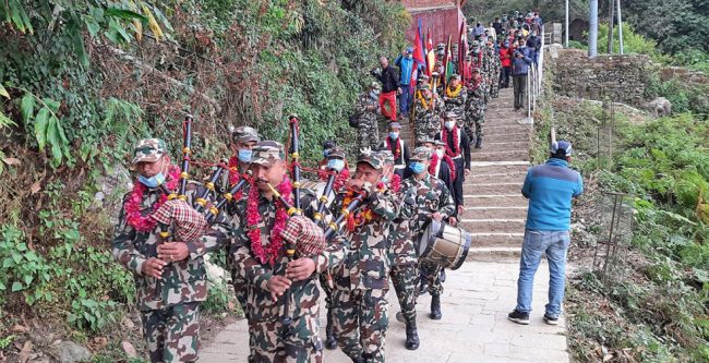 गोरखा–काठमाडौं एकीकरण मार्ग पदयात्रा आइतबार हनुमानढोका आइपुग्दै