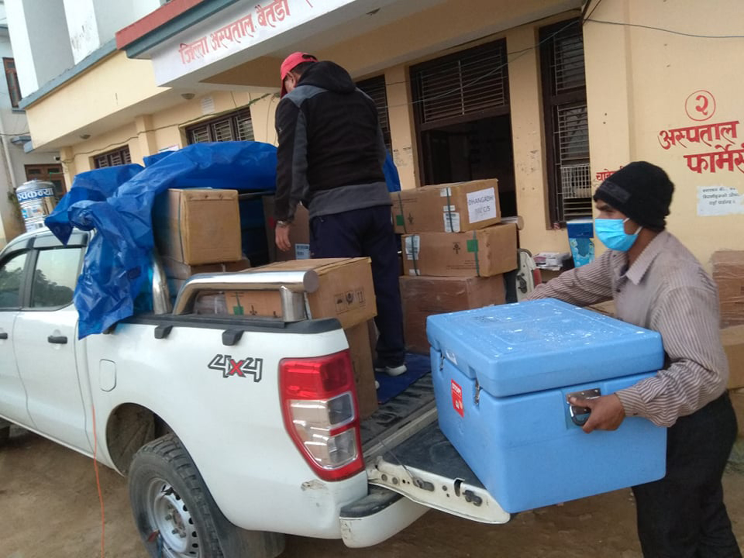 आठ वटा कोरोना खोप भडारण गृह बनाउँदै सरकार