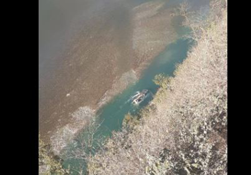 भेरीमा बस दुर्घटनाः एकको मृत्यु, एक घाइते, एक वेपत्ता