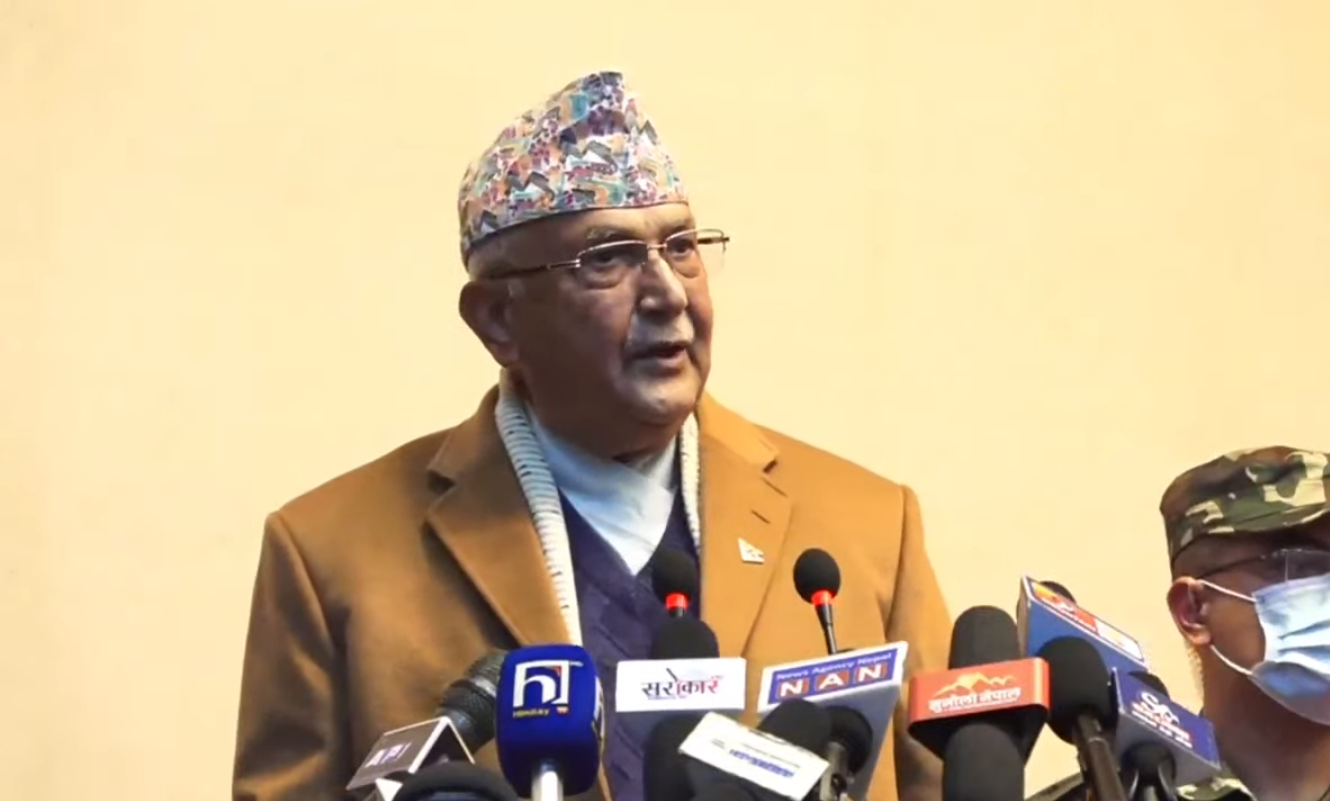 प्रतिनिधिसभा विघटनलाई असंवैधानिक भन्नेहरु संविधान विरोधी हुन्ः प्रधानमन्त्री