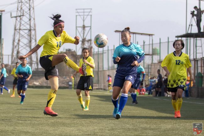 महिला लिगः विराटनगरको पहिलो जित, कुसुमको ह्याट्रिक