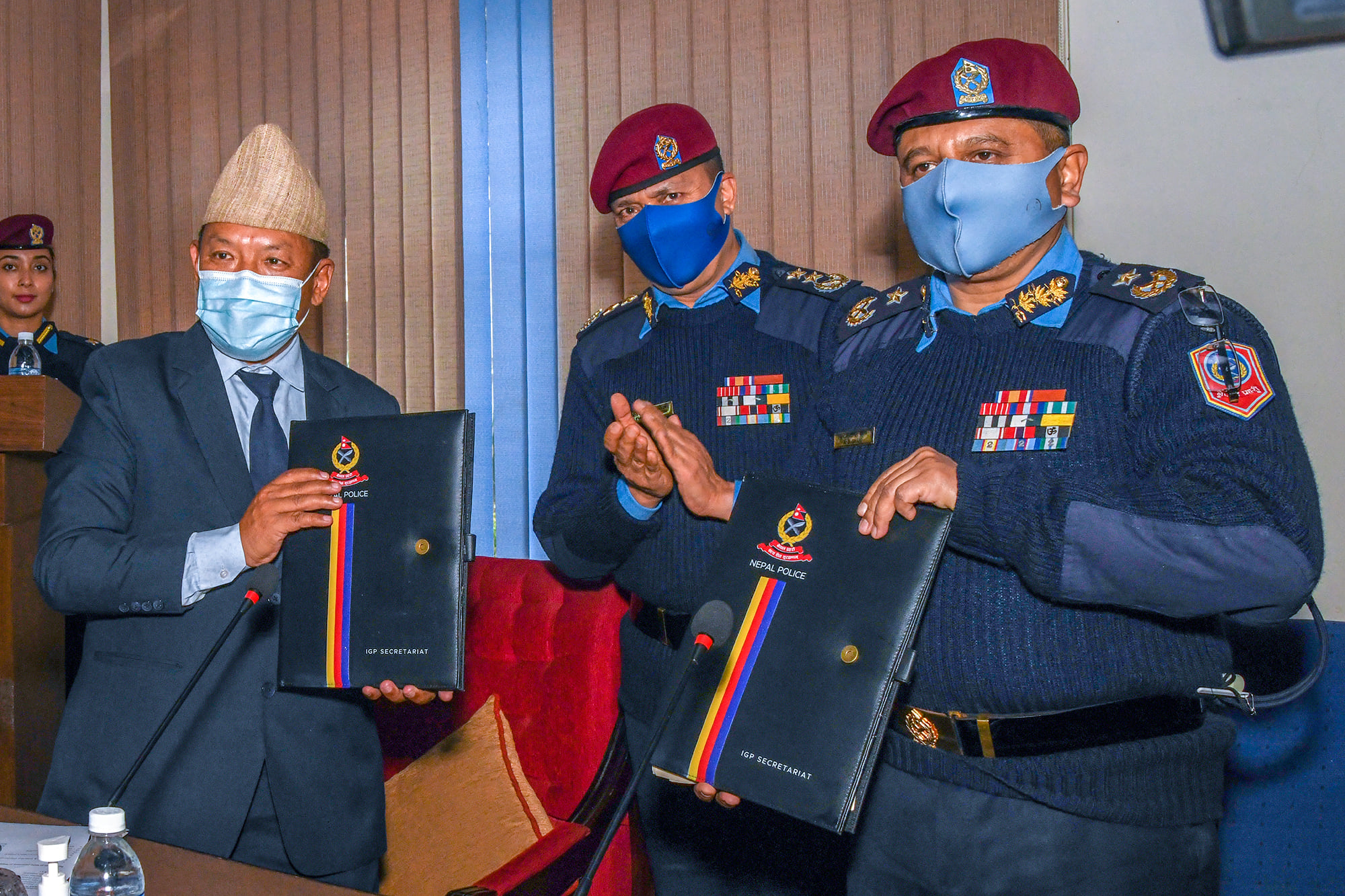 साँगामा फुटबल एकेडेमी स्थापना गर्न नेपाल पुलिस स्कुल र एन्फाबीच समझदारीपत्रमा हस्ताक्षर