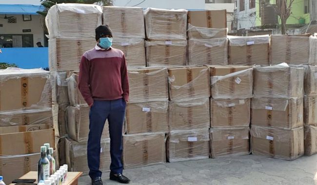 ग्लोबल ओरियन्समा छापा, लाखौँको सामान बरामद