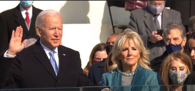 बाईडेनले लिए अमेरिकाको ४६ औँ राष्ट्रपतिमा सपथ