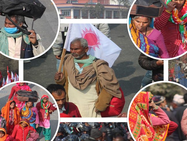 प्रचण्ड-नेपाल समूहको शक्ति प्रदर्शनमा देखिएको फरक दृष्य