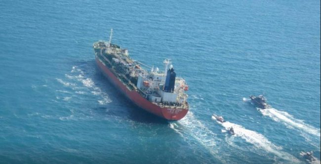 इरानले नियन्त्रणमा लियाे दक्षिण कोरियाको ट्यांकर