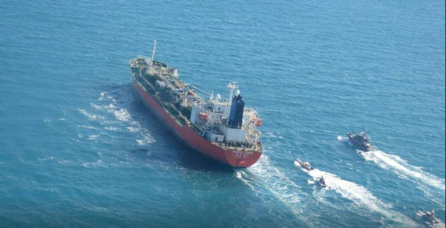 इरानले नियन्त्रणमा लियाे दक्षिण कोरियाको ट्यांकर