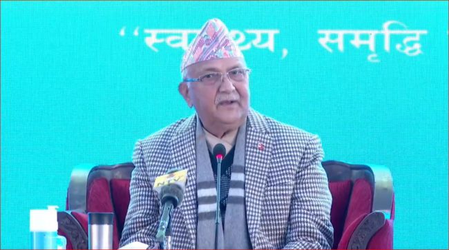 शहीदको बलिदानको प्रतिफलमा ‘समृद्ध नेपाल, सुखी नेपाली’ : प्रधानमन्त्री ओली