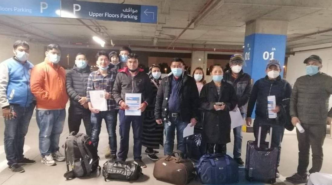 कुवेतमा अलपत्र परेका सात नेपाली श्रमिकको उद्धार