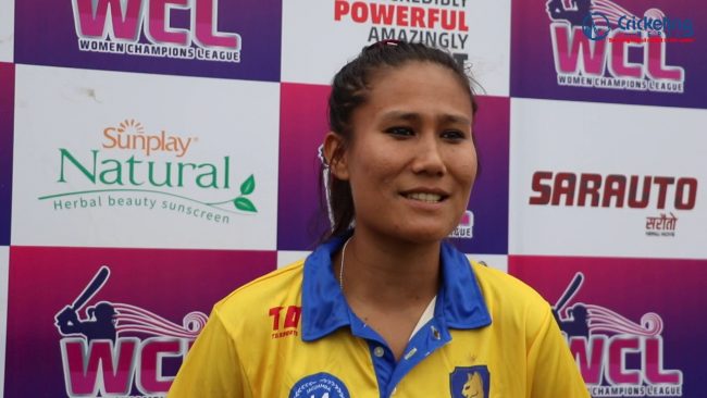 राष्ट्रिय महिला क्रिकेट टोलीका कप्तान रुविनालाई अभिनन्दन