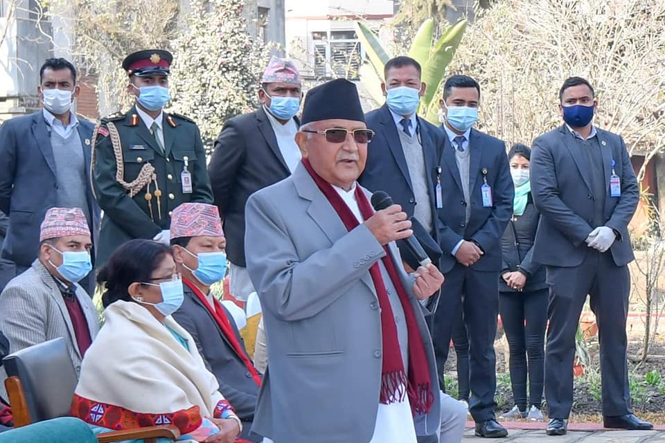 शहीदको सपना साकार पार्न सरकार क्रियाशील छः प्रधानमन्त्री ओली