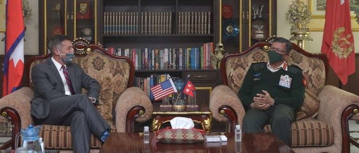 प्रधानसेनापति र अमेरिकी राजदूतबीच भेटवार्ता