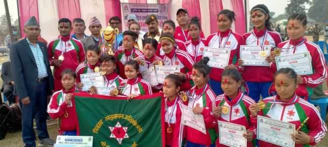 महिला राष्ट्रिय हक्कीको उपाधि सेनालाई