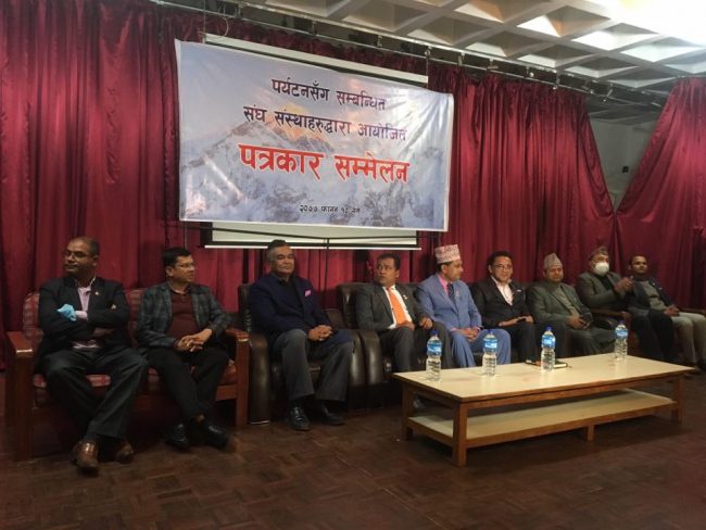 पर्यटन व्यवसायीको सरकारसँग १० बुँदे माग