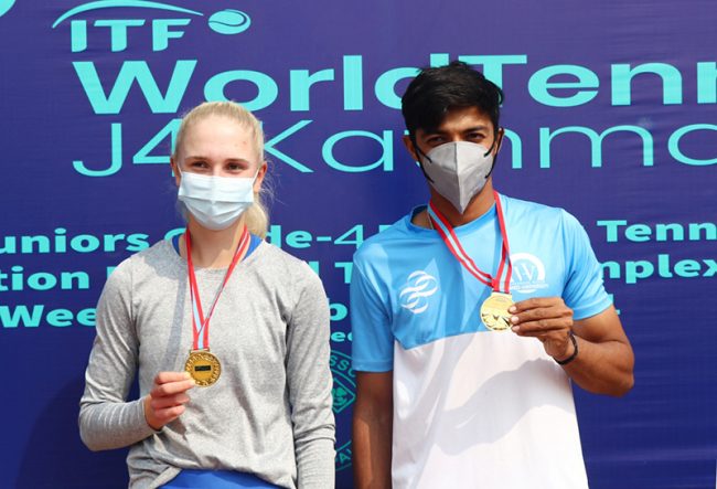 वर्ल्ड टेनिस टुरः अमन र मार्ते च्याम्पियन