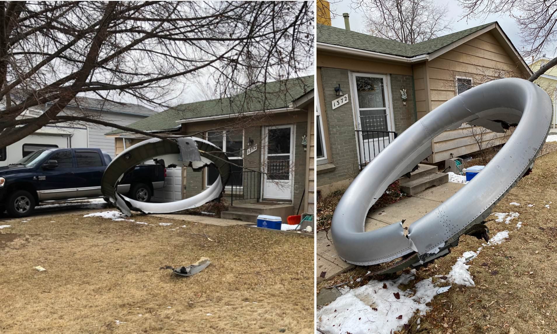 २४१ जना बोकेर उडेको अमेरिकी विमानमा आगो लाग्यो, मानव बस्तीमा खसे विमानका टुक्रा