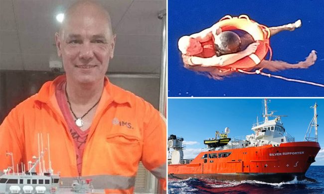 प्रशान्त महासागरको बीचमा फोहरको पोको समातेर १४ घण्टासम्म बाँचिरहे